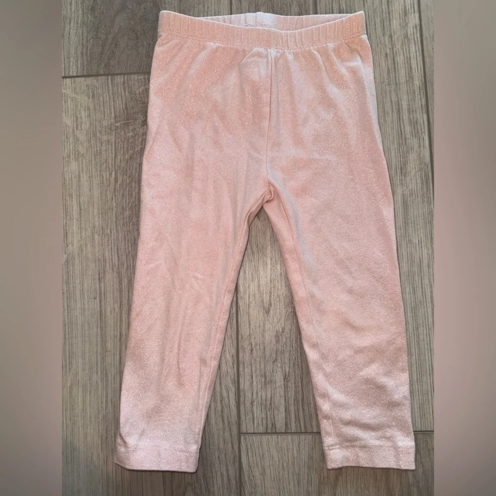 Old Navy Shimmering Pink Kids Leggings